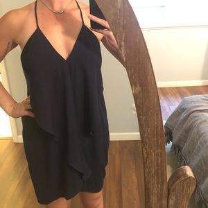 Stella Laguna Beach navy blue cocktail dress